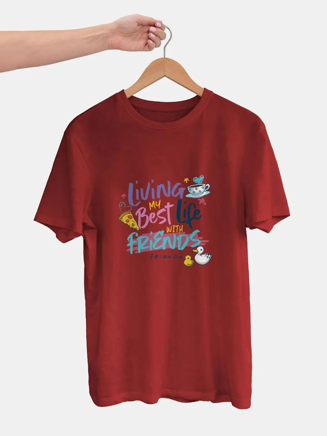 Best Life With Friends Mens Tshirt (Select From Drop Down Menu) - ThePeppyStore