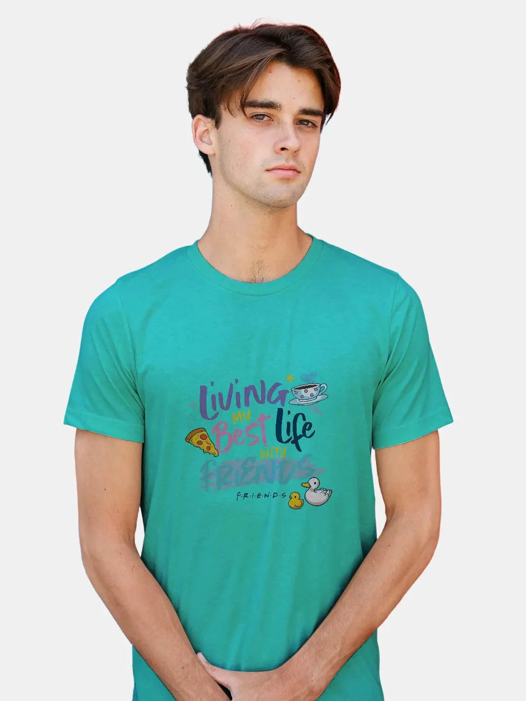 Best Life With Friends Mens Tshirt (Select From Drop Down Menu) - ThePeppyStore