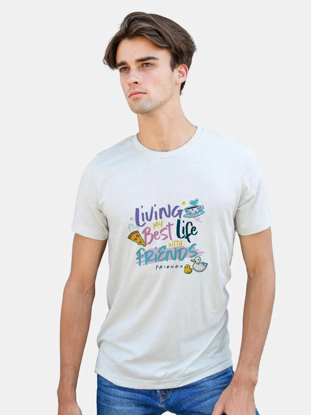 Best Life With Friends Mens Tshirt (Select From Drop Down Menu) - ThePeppyStore