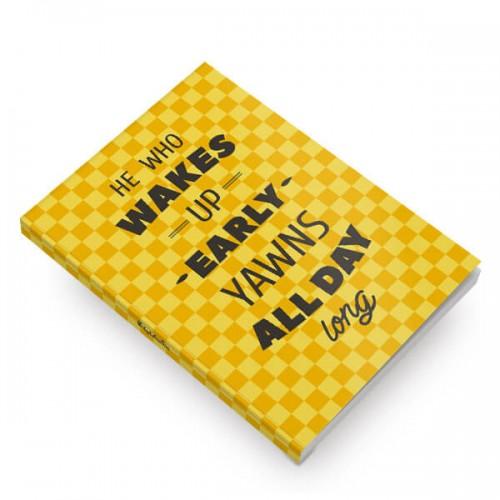 He Who Wakes Up Early Softcover Notebooks - ThePeppyStore