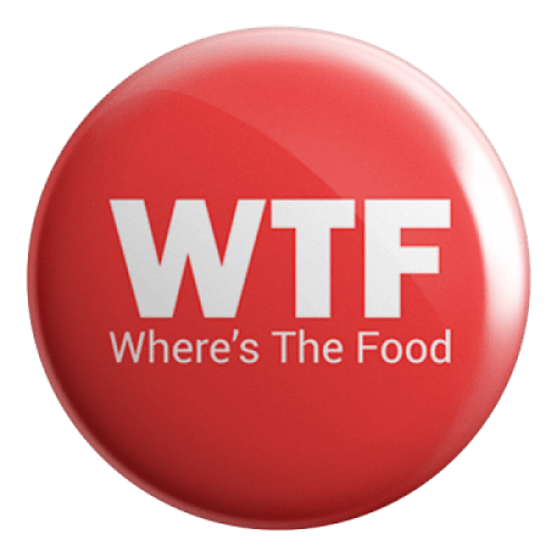 WTF Badge Magnet - ThePeppyStore